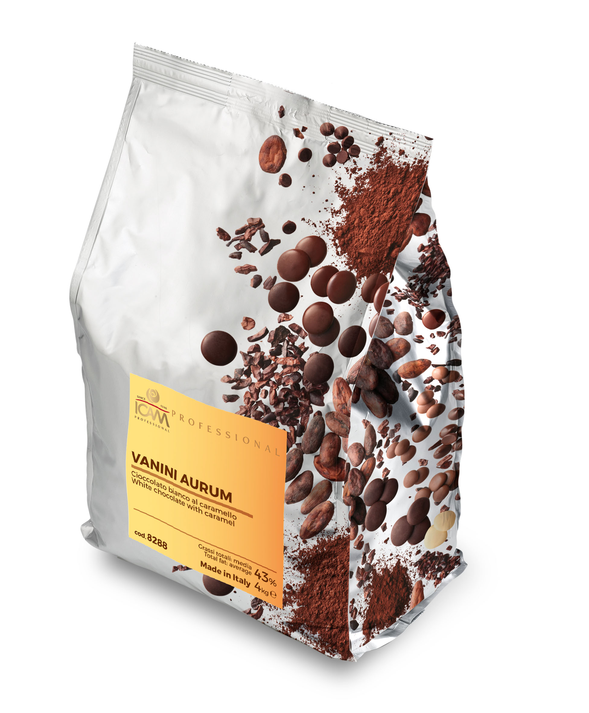 ICAM Vanini Aurum Caramel Chocolate 4kg